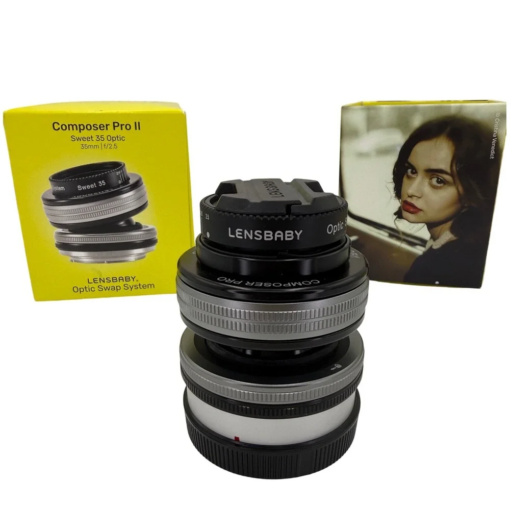 Lensbaby Composer Pro II Sweet 35 Optic for Canon RF Mount 35mm f2.5 Lens Swap
